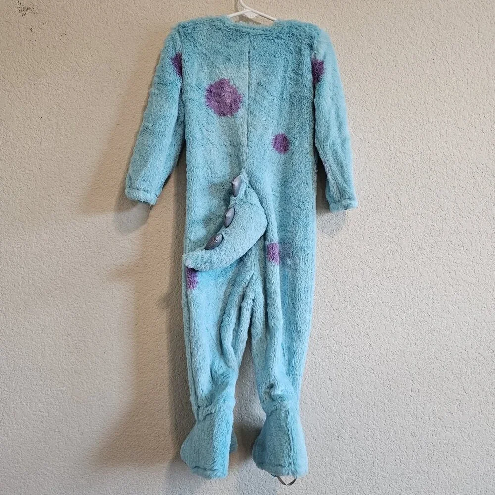 Monsters Inc Sully Sullivan Furry Tail One Piece Halloween Costume Toddler 2T